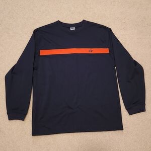 Boys Old Navy Dark Blue Long Sleeve with Orange Stripe